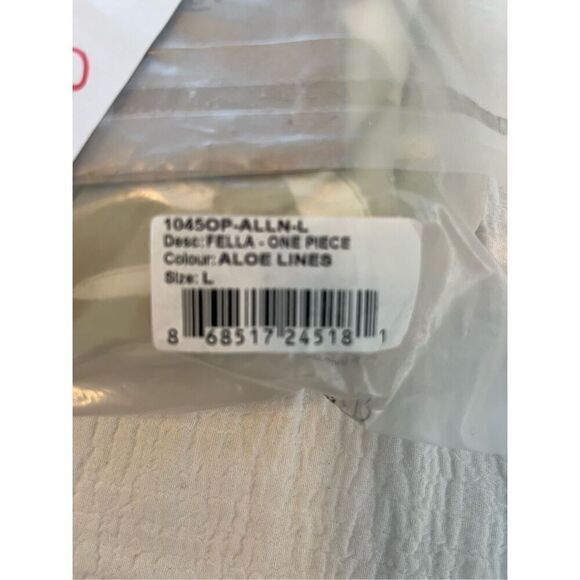 STONE FOX SWIM Fella One Piece Swimsuit - Aloe Lines Print NEW - Picture 7 of 9